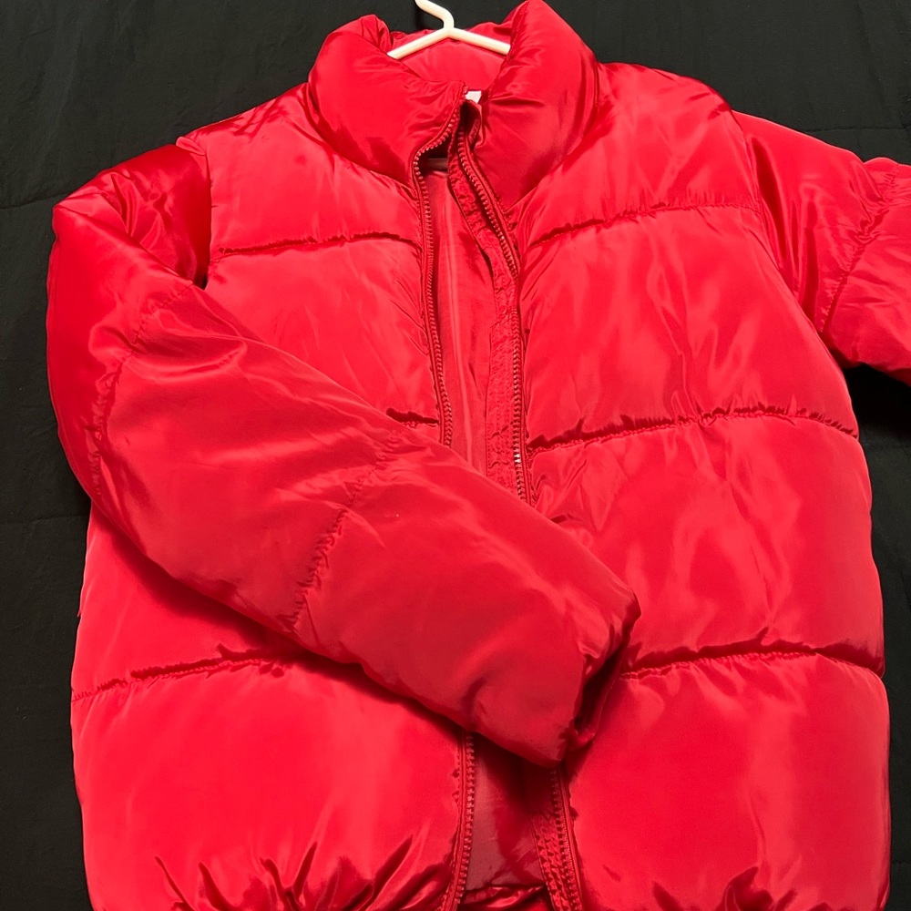 Red Puffer Jacket - Picture 3 of 3
